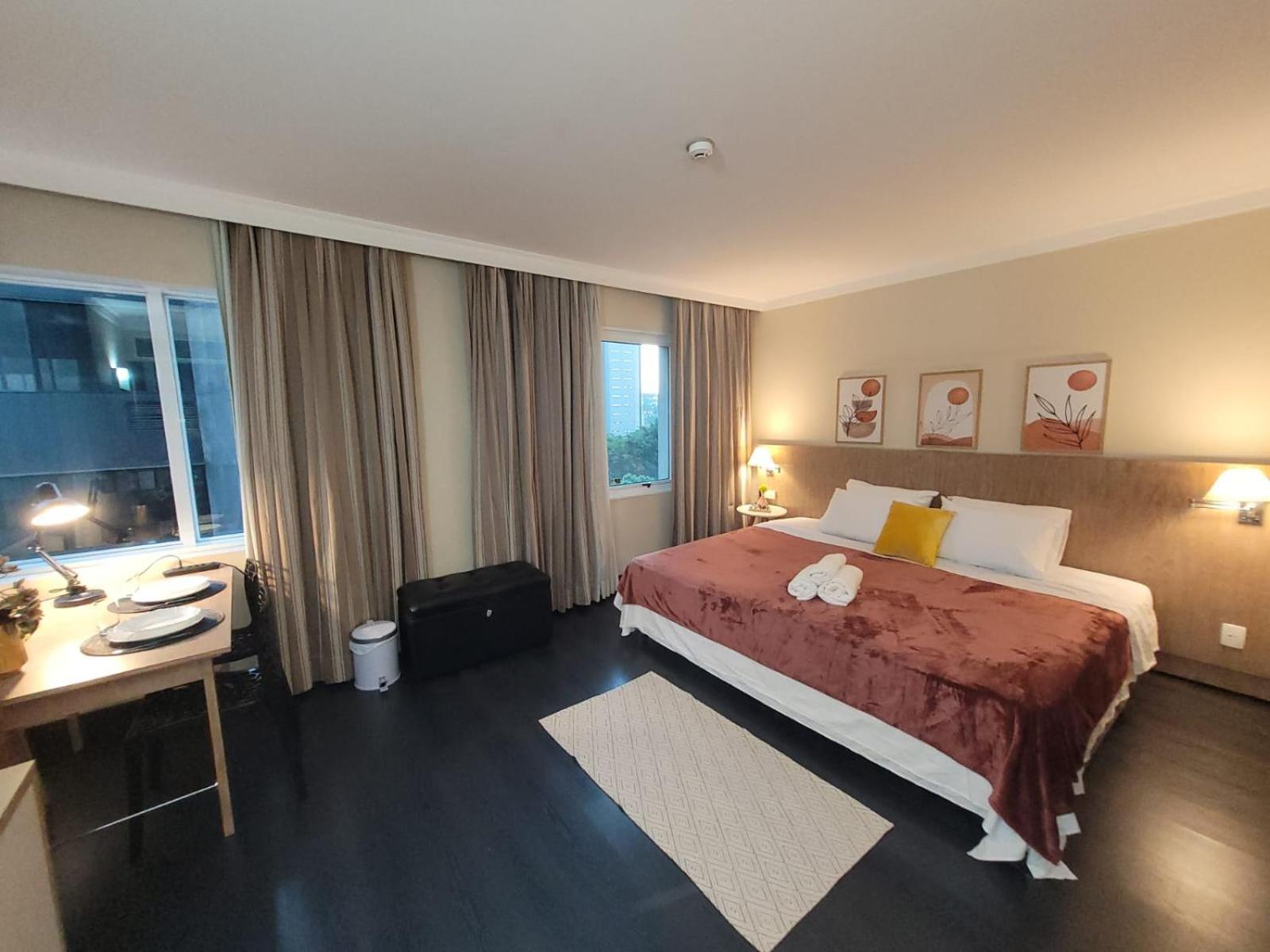 Super Comfort Flats L - Wtc - Com Estacionamento เซาเปาโล ภายนอก รูปภาพ