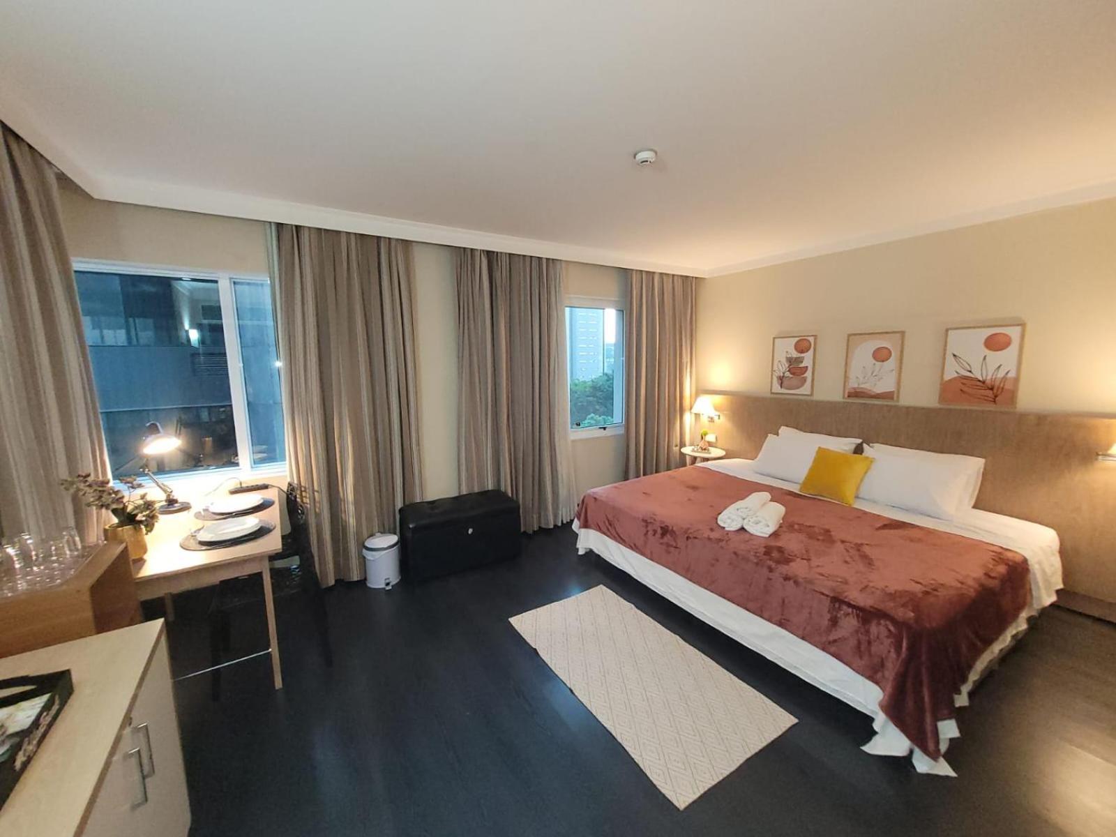 Super Comfort Flats L - Wtc - Com Estacionamento เซาเปาโล ภายนอก รูปภาพ